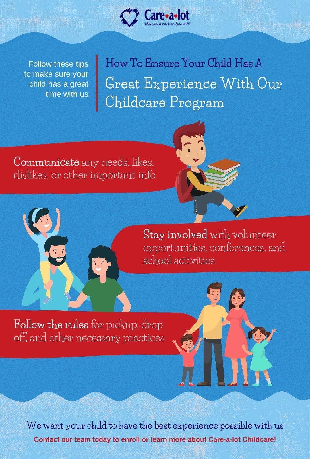How To Ensure Your Child Has A Great Experience With Our Childcare Program Infographic